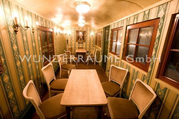Antik & Rustikal mieten & vermieten - Zirkuswagen als Bar, Salon od. Lounge; WUNDERRÄUME GmbH vermietet: Dekoration / Kulisse für Event, Messe, Veranstaltung, Incentive, Mitarbeiterfest, Firmenjubiläum in Lichtenstein/Sachsen
