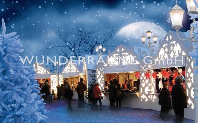 Weihnachtsdekoration mieten & vermieten - Größter dt. Winter & Weihnachtsfundus XXL, WUNDERRÄUME GmbH vermietet: Dekoration / Kulisse für Event, Messe, Veranstaltung, Incentive, Mitarbeiterfest, Firmenjubiläum in Lichtenstein/Sachsen