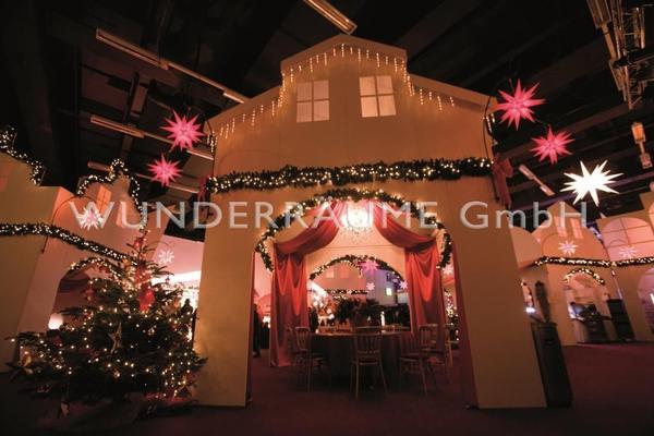 Weihnachtsdekoration mieten & vermieten - Größter dt. Winter & Weihnachtsfundus XXL, WUNDERRÄUME GmbH vermietet: Dekoration / Kulisse für Event, Messe, Veranstaltung, Incentive, Mitarbeiterfest, Firmenjubiläum in Lichtenstein/Sachsen