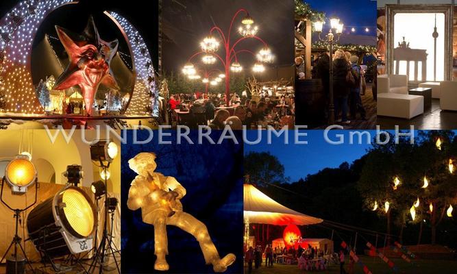 Kulissen mieten & vermieten - Lichtdekorationen, Lampen, Illuminationen WUNDERRÄUME GmbH vermietet: Dekoration / Kulisse für Event, Messe, Veranstaltung, Incentive, Mitarbeiterfest, Firmenjubiläum in Lichtenstein/Sachsen