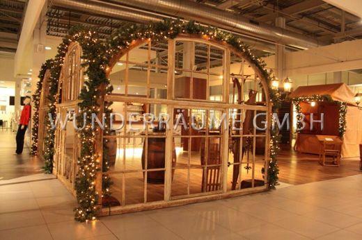 Antik & Rustikal mieten & vermieten - rustikale Fensterkulissen - WUNDERRÄUME GmbH vermietet: Dekoration/Kulisse für Event, Messe, Veranstaltung, Incentive, Mitarbeiterfest, Firmenjubiläum in Lichtenstein/Sachsen