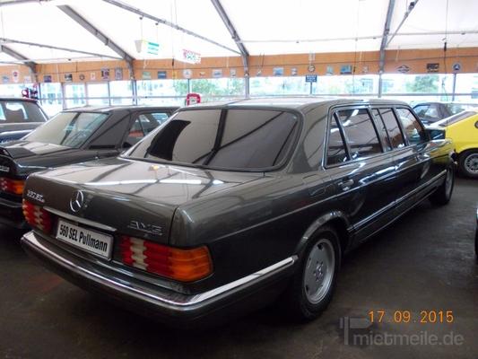 Limousinen mieten & vermieten - Mercedes 560 SEL Pullman (W 126) mit Chauffeur in Ansbach