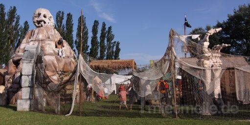 Kulissen mieten & vermieten - Piraten Spektakel - Piratenlager in Heringsdorf
