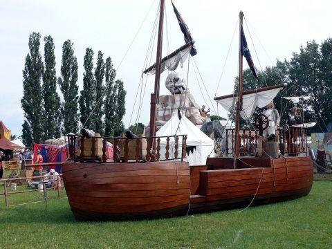 Kulissen mieten & vermieten - Piraten Spektakel - Piratenlager in Heringsdorf