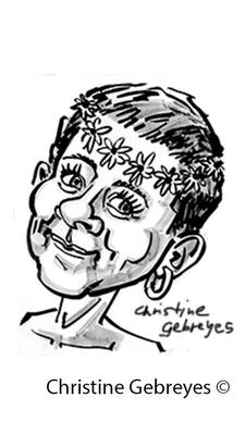 Schnellzeichner mieten & vermieten - Eventzeichnerin Christine in Berlin