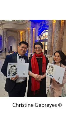 Schnellzeichner mieten & vermieten - Eventzeichnerin Christine in Berlin