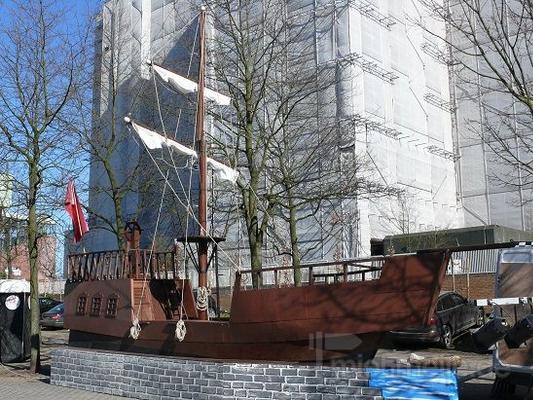 Maritime Deko & Schiffsmodelle mieten & vermieten - Piratenschiff 8m in Heringsdorf