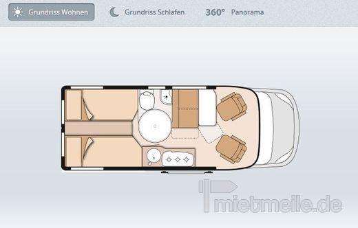 Wohnmobile mieten & vermieten - ADAC Kastenwagen mit Rückfahrkamera und mehr in Berlin