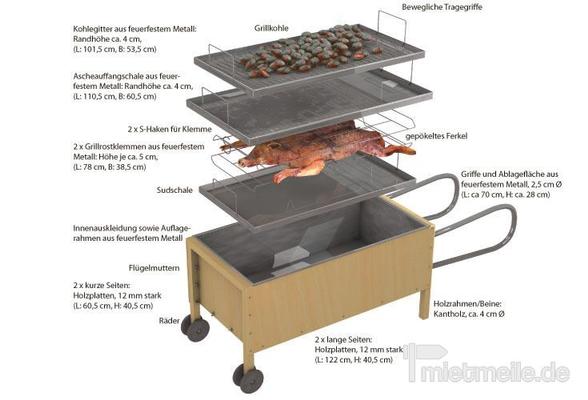 Grill & Ofen mieten & vermieten - La Caja China zu MIETEN in Kitzingen