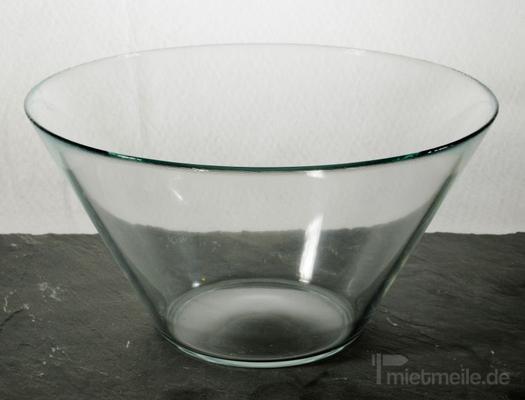 Geschirr mieten & vermieten - Salatschüssel Glas in Rosenheim