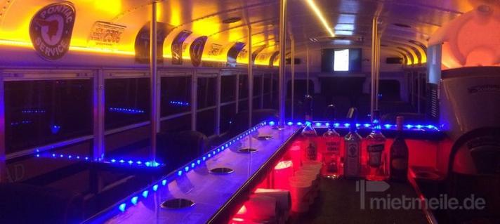 Partybus mieten & vermieten - Bus-Bar THE ORIGINAL 13 Partybuse an 7 Standorten in Erding