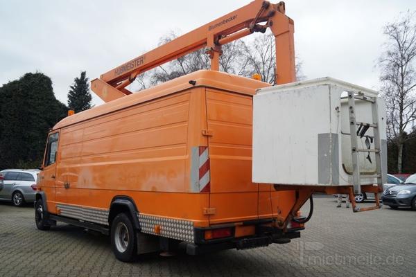 LKW Hebebühnen mieten & vermieten - Arbeitsbühne auf DB Kastenwagen in Nettetal