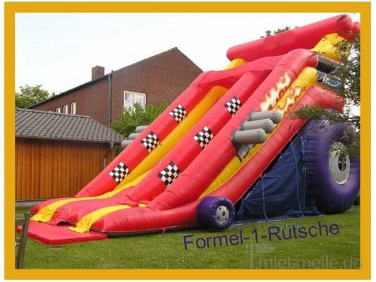 Riesenrutsche mieten & vermieten - Formel-1-Rutsche eine rasante Rutschpartie in Dinslaken