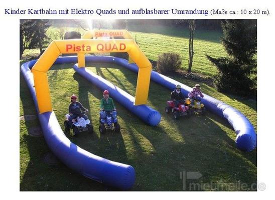 Go Kart & Kartbahn mieten & vermieten - Kinder Kartbahn mit Elektro-Quads und Parcours in Dinslaken