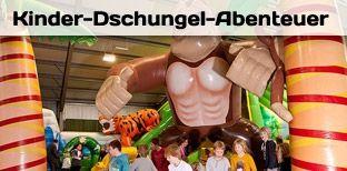 Hüpfburg mieten & vermieten - 260 qm Kinder Dschungel Abenteuer in Bramsche