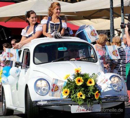 Hochzeitsauto mieten & vermieten - Einzigartiger VW Käfer Limousine 1967 in Gangelt