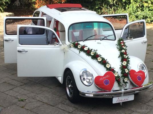 Hochzeitsauto mieten & vermieten - Einzigartiger VW Käfer Limousine 1967 in Gangelt