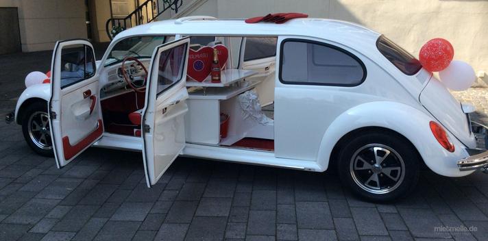 Hochzeitsauto mieten & vermieten - Einzigartiger VW Käfer Limousine 1967 in Gangelt