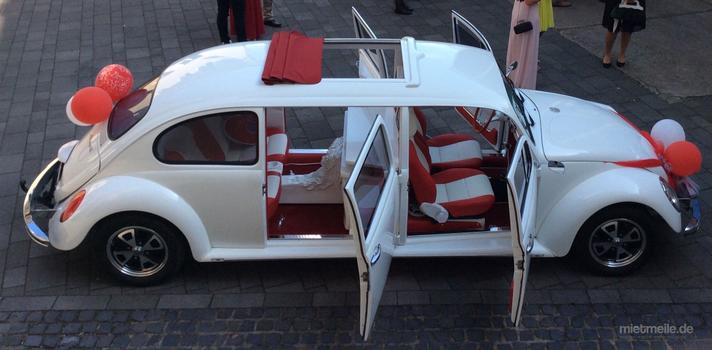 Hochzeitsauto mieten & vermieten - Einzigartiger VW Käfer Limousine 1967 in Gangelt