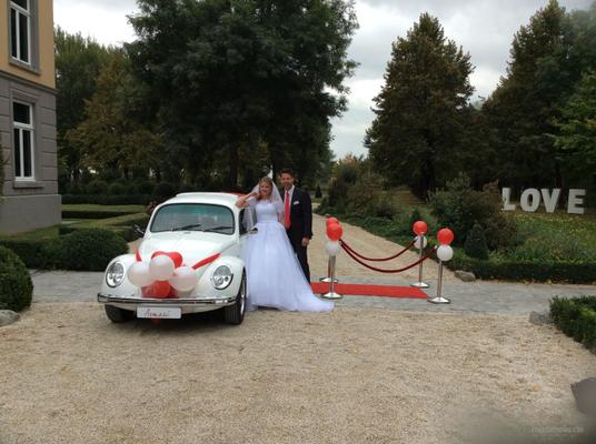 Hochzeitsauto mieten & vermieten - Einzigartiger VW Käfer Limousine 1967 in Gangelt