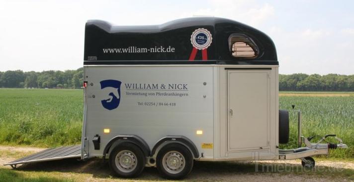 Pferdeanhänger mieten & vermieten - Cheval Liberté Alu 2-er, Sattelkammer + 100km/h in Swisttal