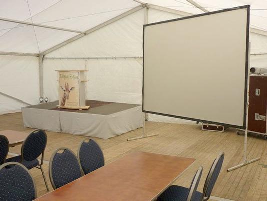 Leinwand mieten & vermieten - Aufprojektionstuch 3 x 4 m in Reinstädt