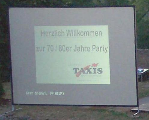 Beamer mieten & vermieten - Rückprojektionstuch 3 x 4 m in Reinstädt