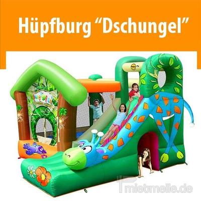 Hüpfburg mieten & vermieten - Hüpfburg "Dschungel" 3,5 x 3,4 x 2,45 m in Dresden