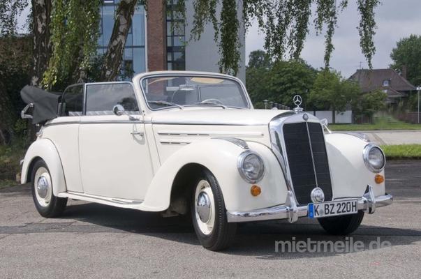 Oldtimer mieten & vermieten - Mercedes-Benz 220 Cabriolet B in Köln