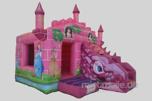 Hüpfburg mieten & vermieten - Burgfräulein - pinke Hüpfburg mieten in Schwerin
