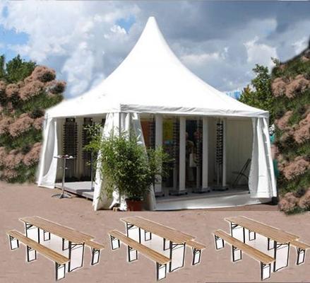 Festzelt mieten & vermieten - Partyzelt 5 x 5 Komplettangebot in Ratingen