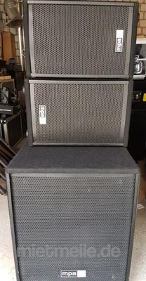 Musikanlage mieten & vermieten - Komplettanlage / Musikanlage Incl Mixer und Doppel Cd Player in Mannheim