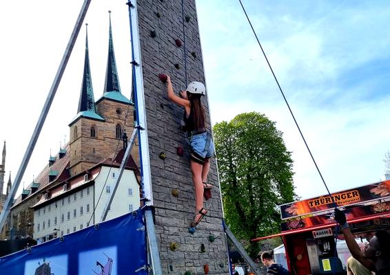 Kletterwand mieten & vermieten - Kletterwand Eiger - Co2 neutral - green event modul in Bramsche