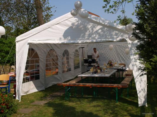 Partyzelte mieten & vermieten - Partyzelt 5x10m in Wedel