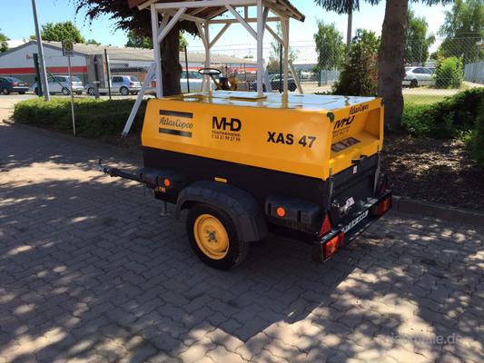 Kompressor / Druckluftwerkzeug mieten & vermieten - Druckluftkompressor Atlas Copco XAS47 in Salzgitter Engelnstedt