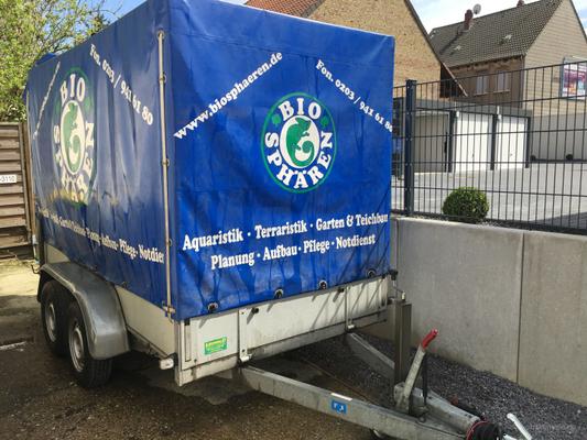 Planenanhänger mieten & vermieten - Anhängerverleih Anhängervermietung Dortmund Wickede Vermietung Verleih Anhänger 750 kg Anhänger ab 10 Euro für 4 Stunden oder 2 Tonnen Tandem mit 1,8 Metern Innenhöhe in Dortmund
