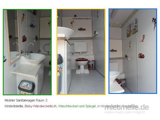 Toilettenwagen mieten & vermieten - Toilettenwagen mieten:Behinderten WC -Raum & Kinder WC - Raum in Dinslaken