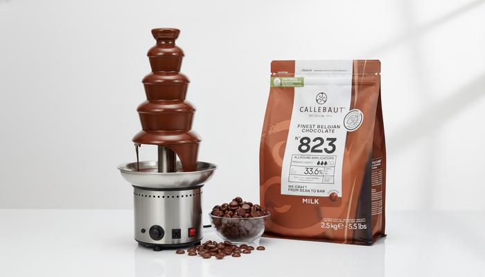 Schokobrunnen mieten & vermieten - XXL Schokoladenbrunnen mieten (82 cm) – 6 Etagen Schokobrunnen für Hochzeit & Event in Wuppertal