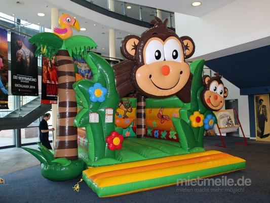 Hüpfburg mieten & vermieten - Hüpfburg Charly / Dschungel / Tarzan / Affe / Indoor Kinder Springburg in Dortmund