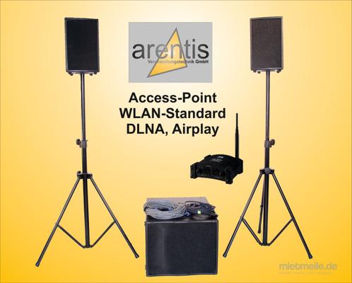 Musikanlage mieten & vermieten - Musikanlage - Soundsystem - Satellitenanlage - HK-Audio - Lautsprecher drahtlos für WLAN / Airplay / DLNA - 600 Watt RMS Gesamtleistung teilen sich in 300 Watt im Bass + 2x150 Watt für ca.120 Personen in Hamburg Lohbrügge