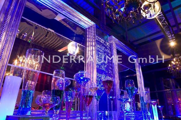 Tischdekoration mieten & vermieten - Glasvasen-Set XXL - WUNDERRÄUME GMBH vermietet: Dekoration/Kulisse für Event, Messe, Veranstaltung, Incentive, Mitarbeiterfest, Firmenjubiläum in Lichtenstein/Sachsen