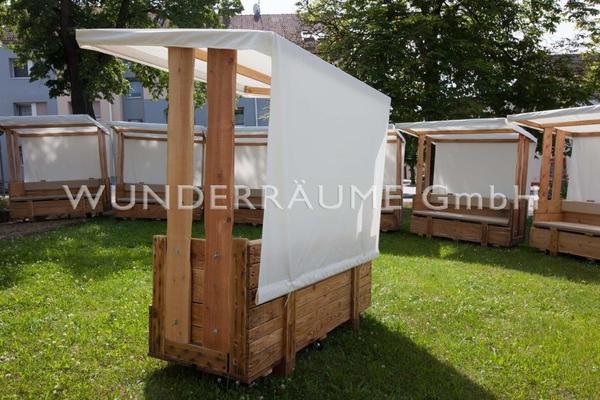 Antik & Rustikal mieten & vermieten - Sofa Rustikal 1, mit Dach - WUNDERRÄUME GmbH vermietet: Dekoration/Kulisse für Event, Messe, Veranstaltung, Incentive, Mitarbeiterfest, Firmenjubiläum in Lichtenstein/Sachsen