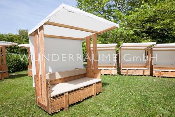 Antik & Rustikal mieten & vermieten - Sofa Rustikal 1, mit Dach - WUNDERRÄUME GmbH vermietet: Dekoration/Kulisse für Event, Messe, Veranstaltung, Incentive, Mitarbeiterfest, Firmenjubiläum in Lichtenstein/Sachsen