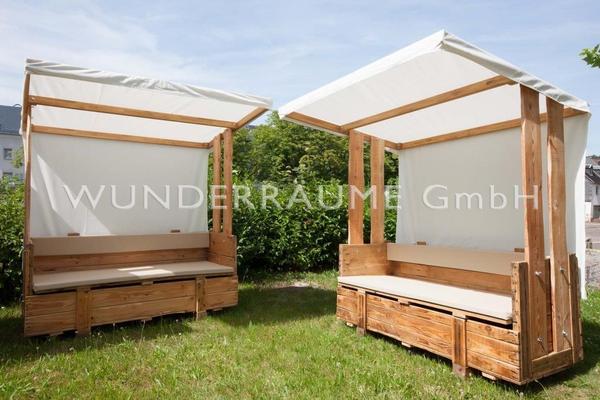 Antik & Rustikal mieten & vermieten - Sofa Rustikal 1, mit Dach - WUNDERRÄUME GmbH vermietet: Dekoration/Kulisse für Event, Messe, Veranstaltung, Incentive, Mitarbeiterfest, Firmenjubiläum in Lichtenstein/Sachsen