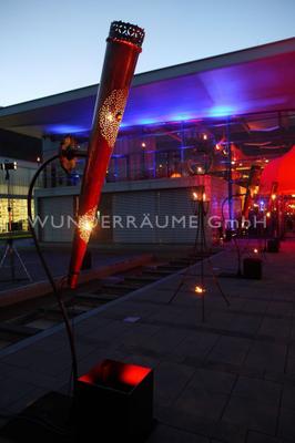 Fackeln & Feuereffekte mieten & vermieten - Fackellampe - WUNDERRÄUME GmbH vermietet: Dekoration/Kulisse für Event, Messe, Veranstaltung, Incentive, Mitarbeiterfest, Firmenjubiläum in Lichtenstein/Sachsen