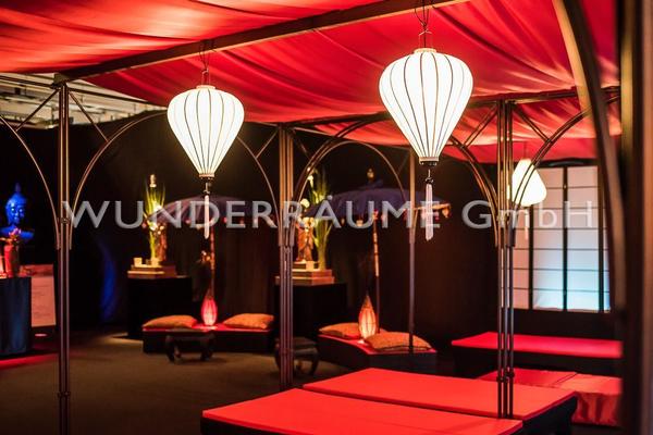 Kulissen mieten & vermieten - Asiatischer Lampion M, weiß - WUNDERRÄUME GmbH vermietet: Dekoration/Kulisse für Event, Messe, Veranstaltung, Incentive, Mitarbeiterfest, Firmenjubiläum in Lichtenstein/Sachsen