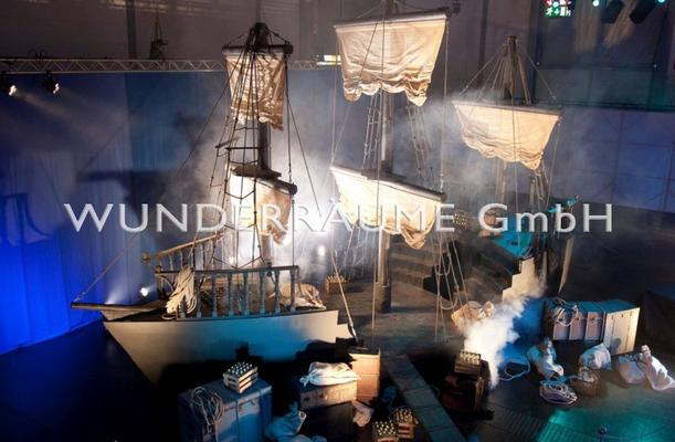 Maritime Deko & Schiffsmodelle mieten & vermieten - Schiff XXL - WUNDERRÄUME GmbH vermietet: Dekoration/Kulisse für Event, Messe, Veranstaltung, Incentive, Mitarbeiterfest, Firmenjubiläum in Lichtenstein/Sachsen