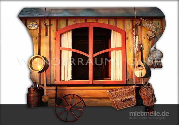 Kulissen mieten & vermieten - Schäferwagen (Schausteller) - WUNDERRÄUME GmbH vermietet: Dekoration/Kulisse für Event, Messe, Veranstaltung, Incentive, Mitarbeiterfest, Firmenjubiläum in Lichtenstein/Sachsen
