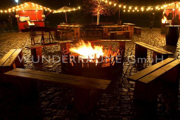 Pyrotechnik mieten & vermieten - Feuerschalen & Brandschalen XXL - Metall WUNDERRÄUME GmbH vermietet: Dekoration / Kulisse für Event, Messe, Veranstaltung, Incentive, Mitarbeiterfest, Firmenjubiläum in Lichtenstein/Sachsen