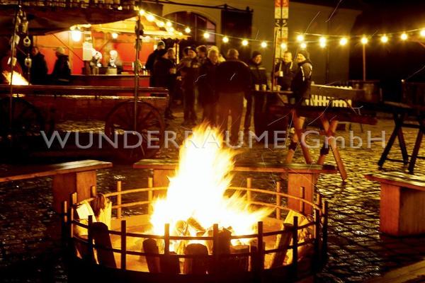 Pyrotechnik mieten & vermieten - Feuerschalen & Brandschalen XXL - Metall WUNDERRÄUME GmbH vermietet: Dekoration / Kulisse für Event, Messe, Veranstaltung, Incentive, Mitarbeiterfest, Firmenjubiläum in Lichtenstein/Sachsen